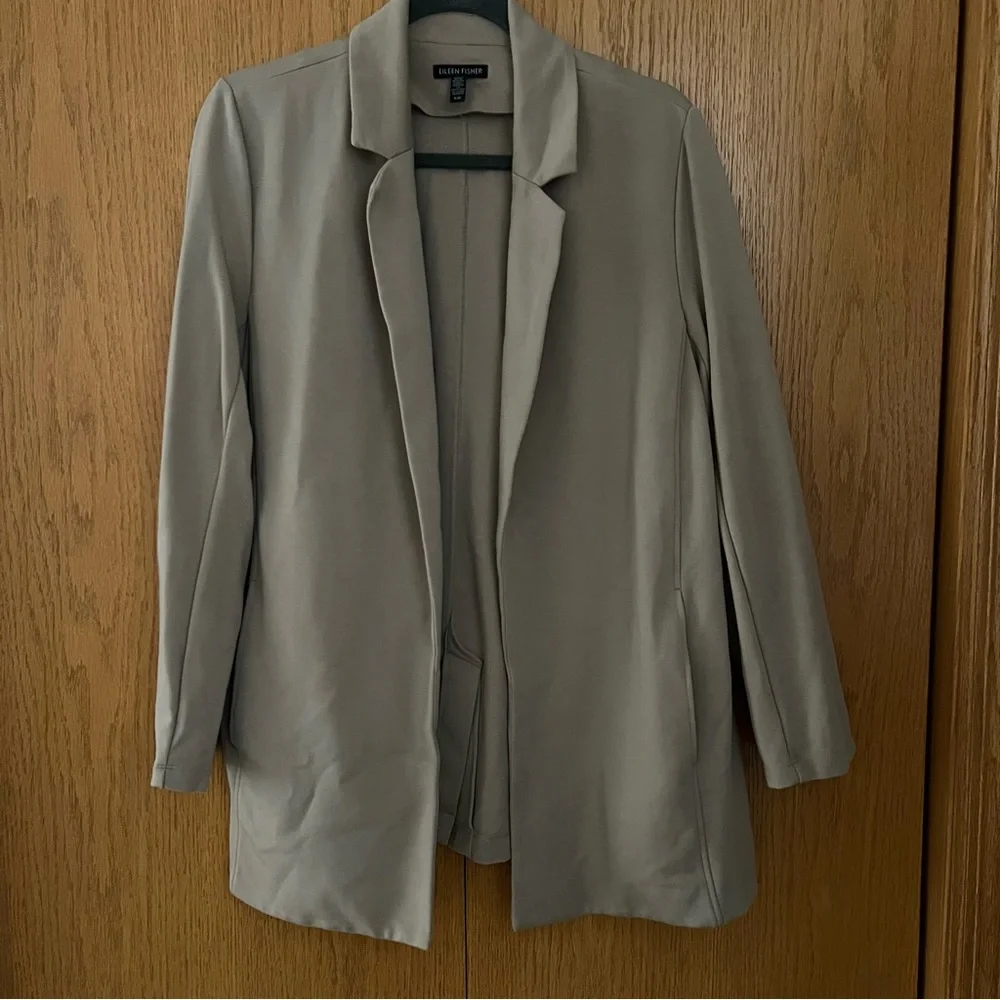 Eileen Fisher Tan Blazer - Picture 4 of 12